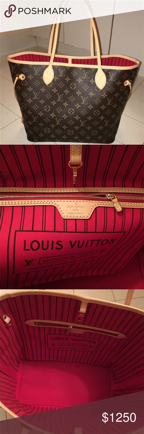 louis vuitton bags red inside|louis vuitton neverfull red inside.